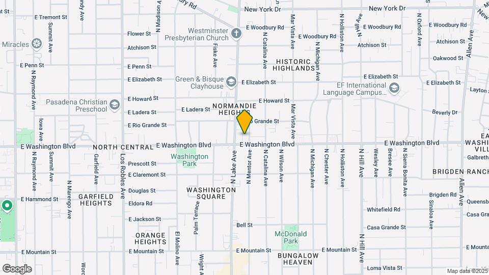 1365 Mentor Ave Map and Location Details