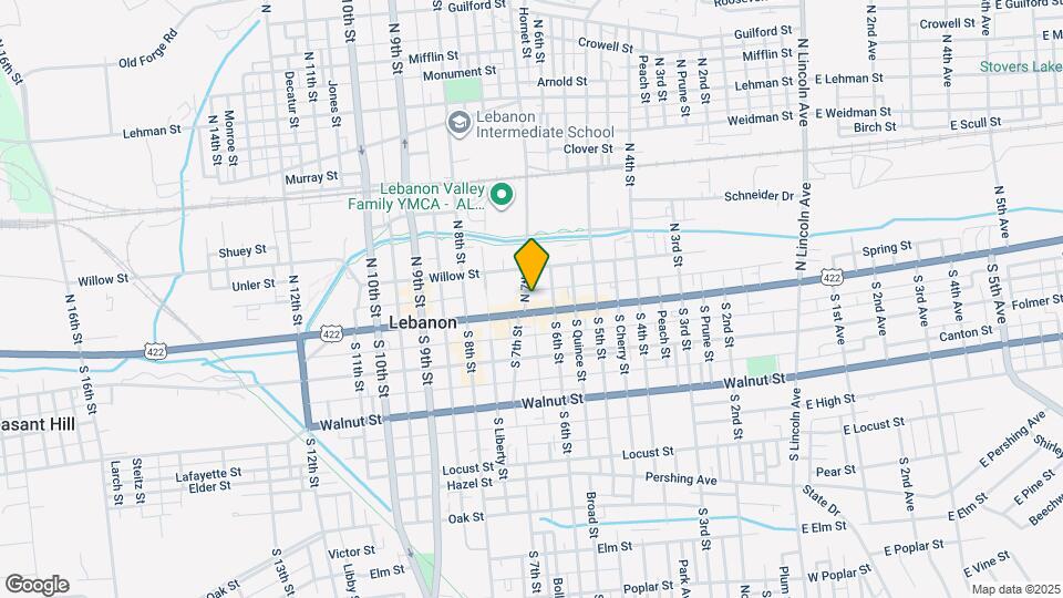 16 N 7th St Map and Location Details