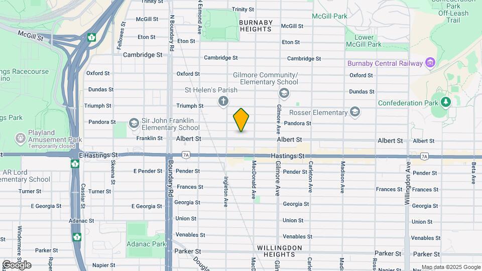 3951 Albert St Map and Location Details