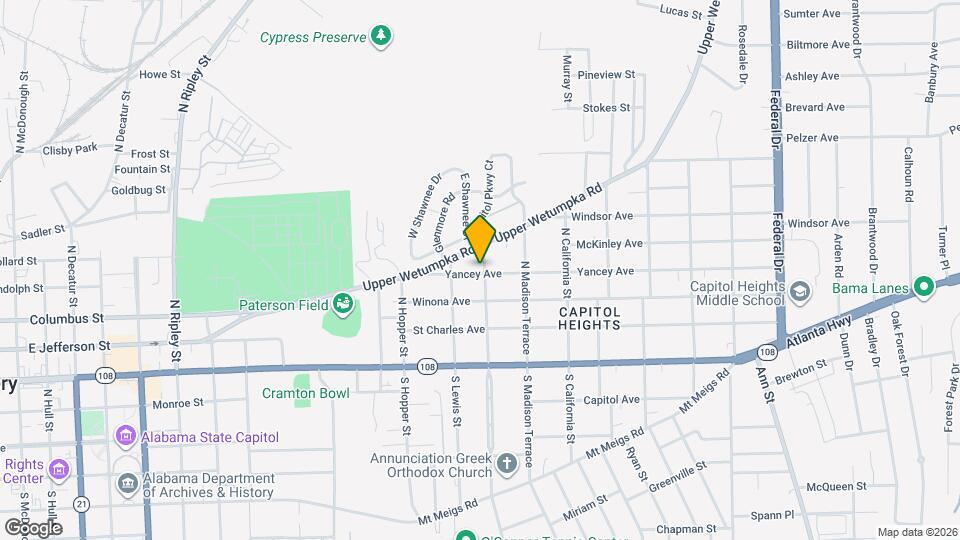 301 N Capitol Pkwy Map and Location Details