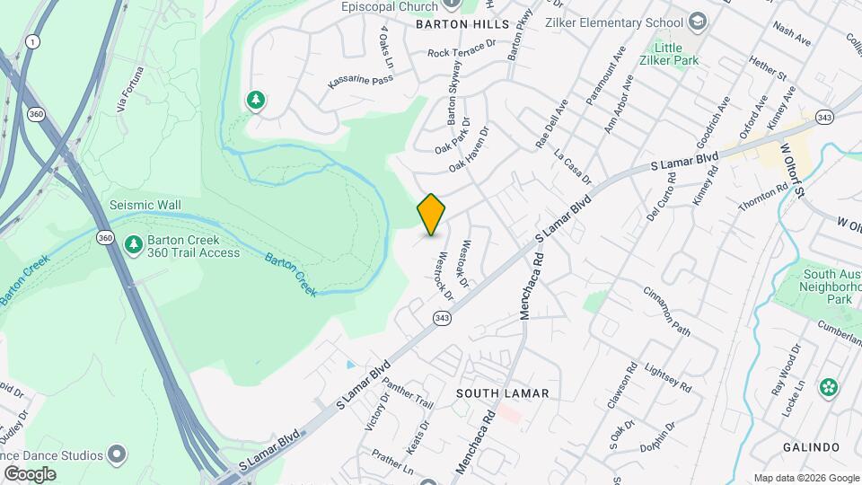 3309 Westhill Dr Map and Location Details