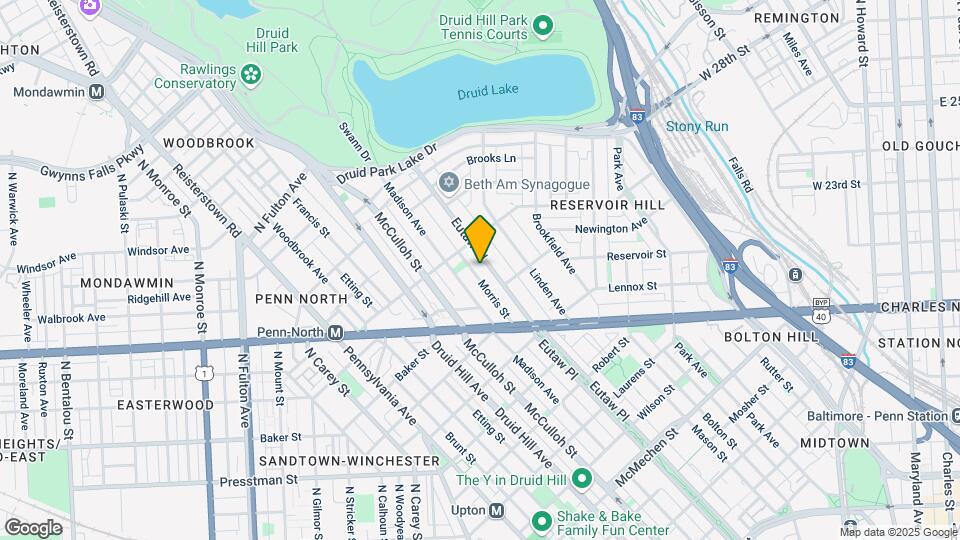 2330 Eutaw Pl Map and Location Details