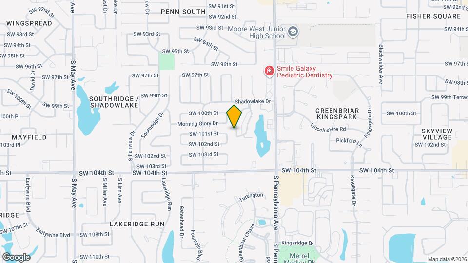 10213 Shadowridge Dr Map and Location Details