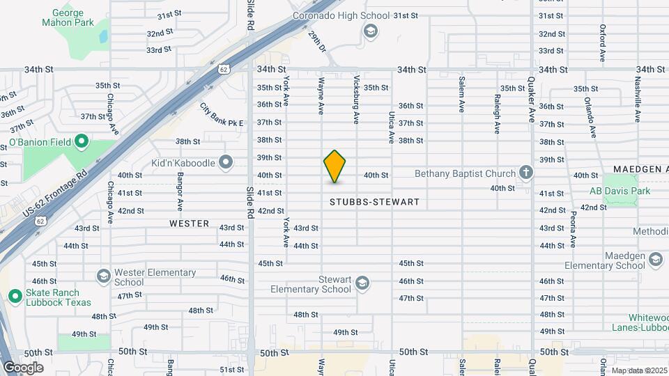 4914 41st St Map and Location Details