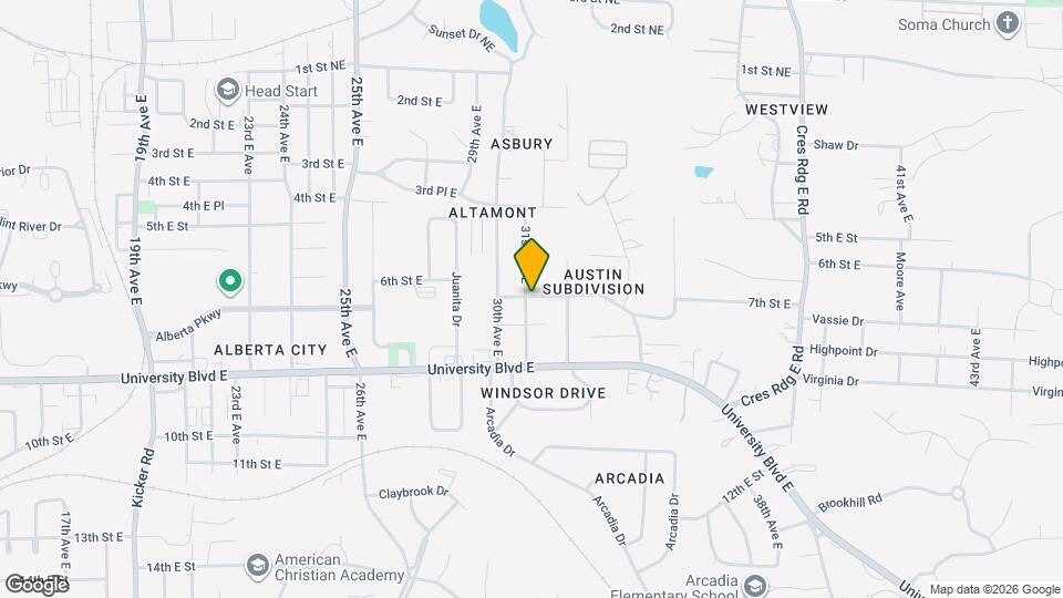 703 31st Ave E Map and Location Details