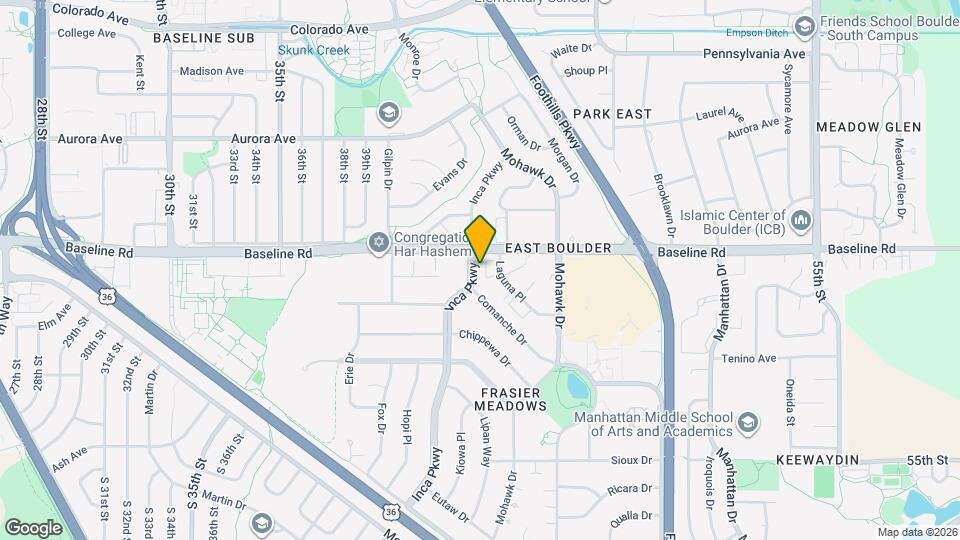 652 Inca Pky Mapa y Detalles de la Ubicación