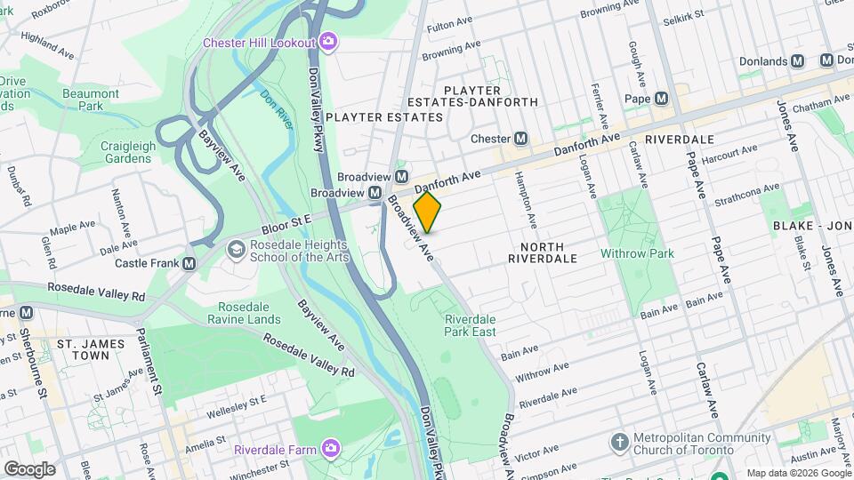 687 Broadview Ave Map and Location Details