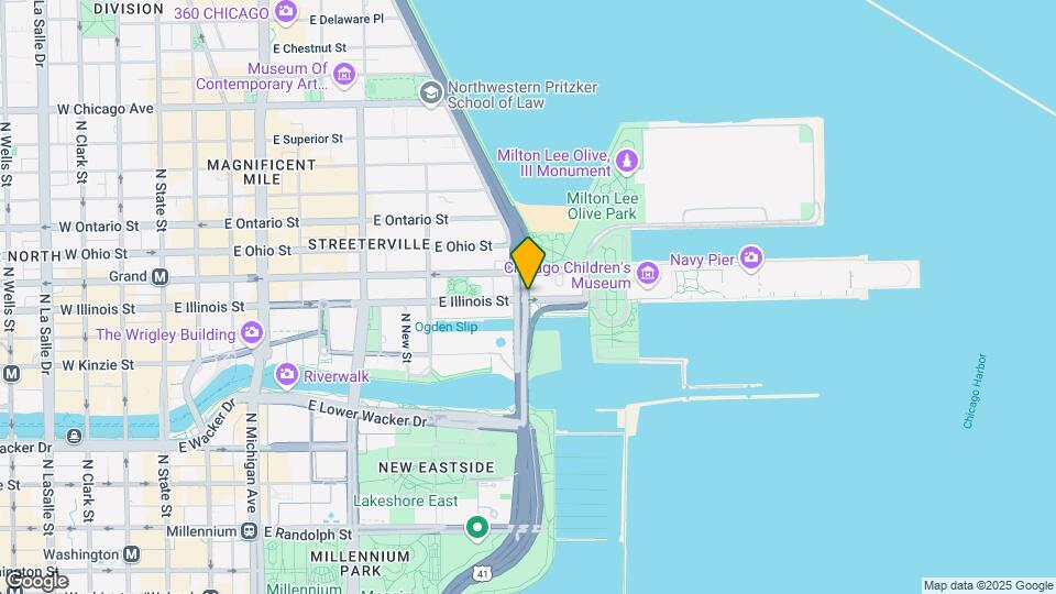502 E Illinois St, Unit 1812 Map and Location Details
