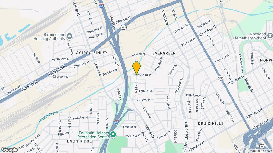 1954 18th Pl N Map and Location Details