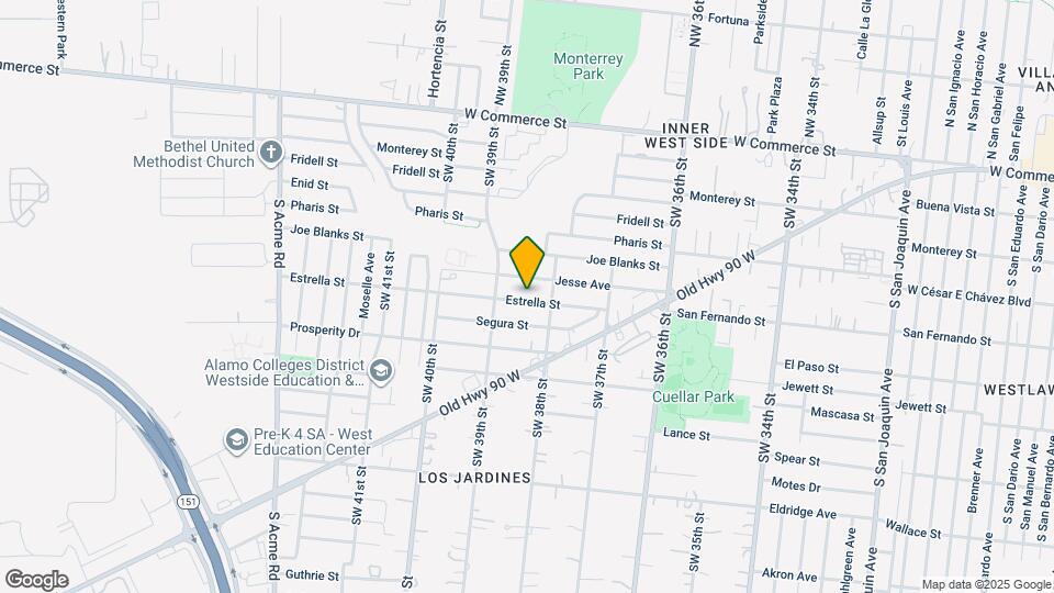 323 Estrella St Map and Location Details
