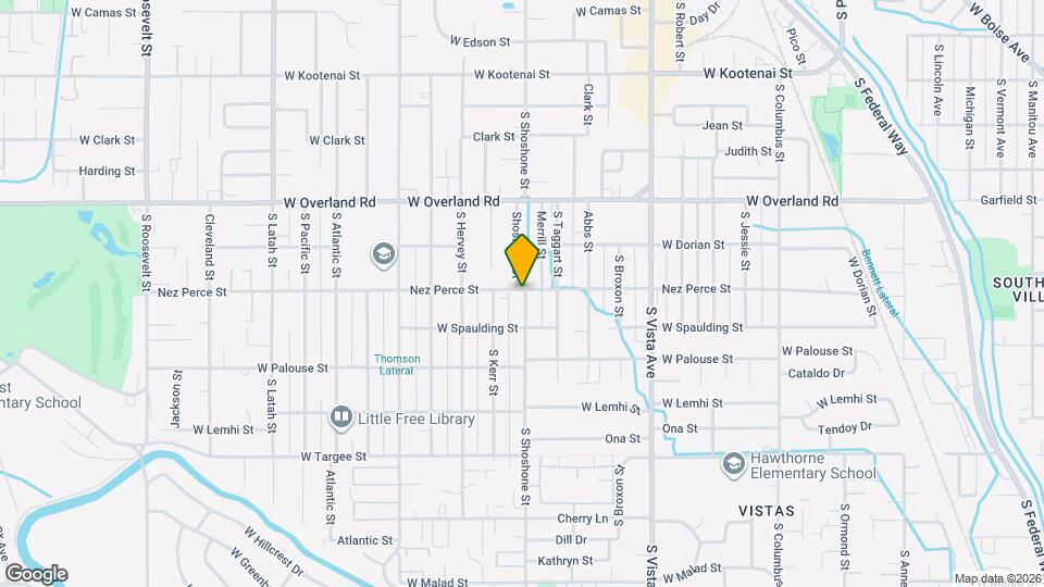 2933 Nez Perce St, Unit SI ID1547113P Mapa y Detalles de la Ubicación