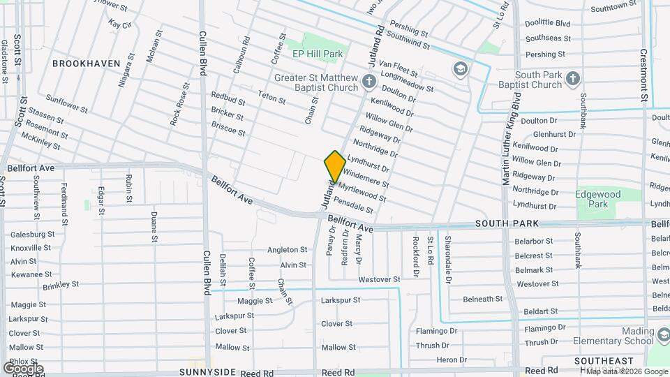 5102 Myrtlewood St Map and Location Details