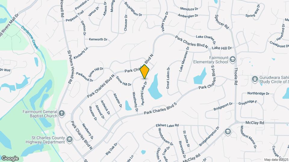 33 Pershing Lake Dr Map and Location Details