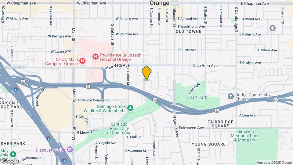 6121 S Cypress St Mapa y Detalles de la Ubicación