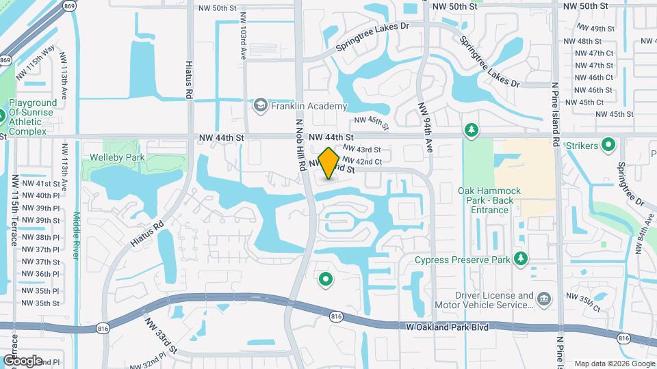 8513 NW 41st St, Unit HOUSE Map and Location Details