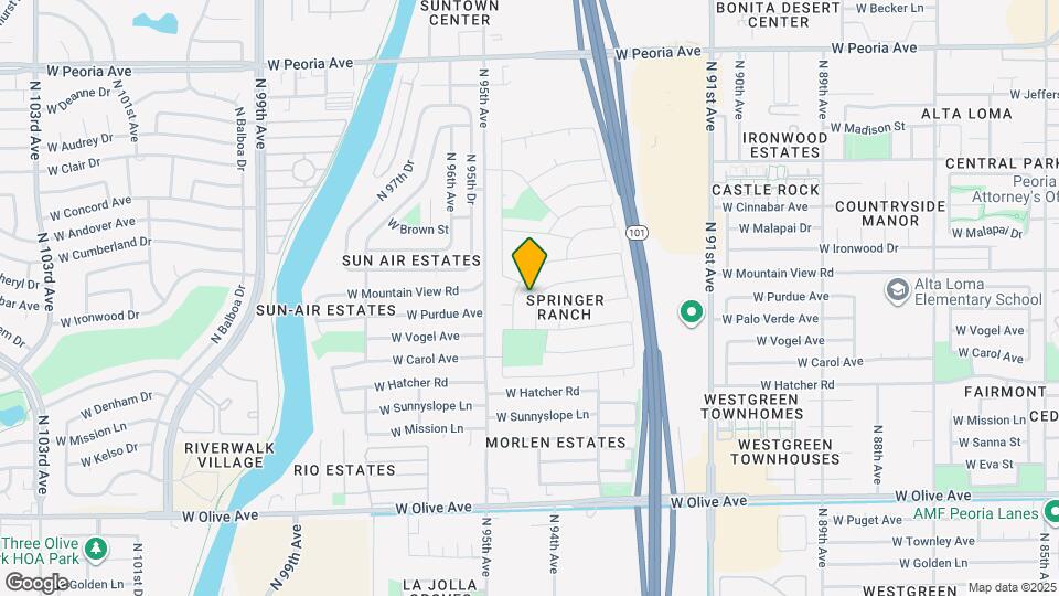 9638 N 94th Ave Mapa y Detalles de la Ubicación