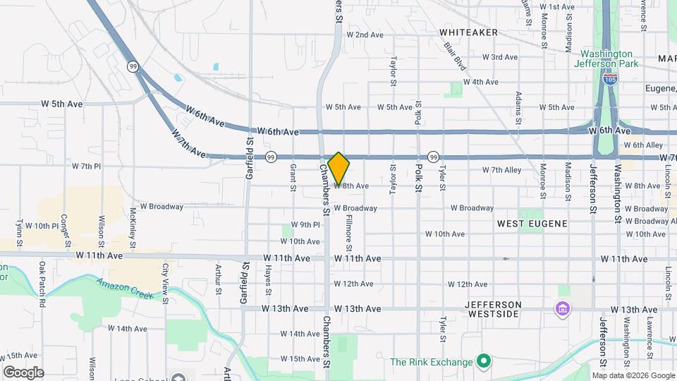 1614 W 8th Ave Mapa y Detalles de la Ubicación