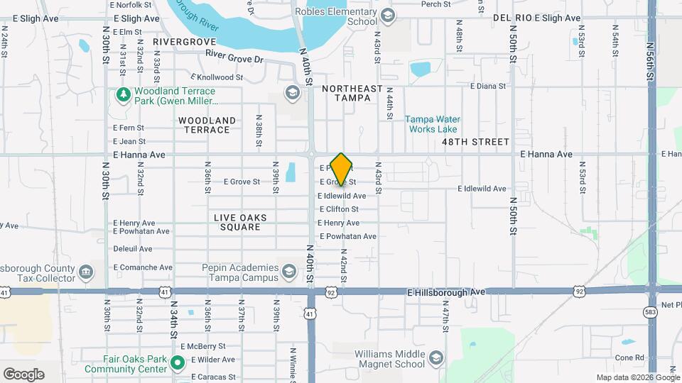 6002 N 42nd St Map and Location Details