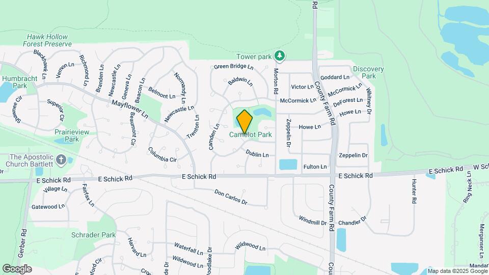 2105 Glasgow Ct Map and Location Details
