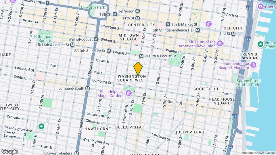 317 S 10th St Map and Location Details