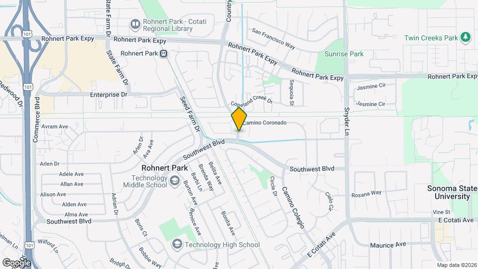 6850 Country Club Dr Map and Location Details