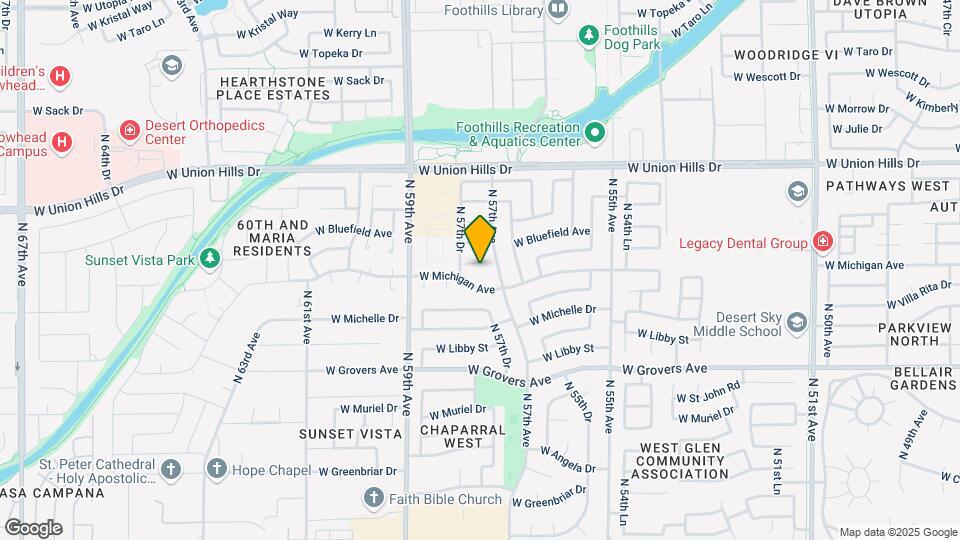 5727 W Villa Maria Dr Map and Location Details