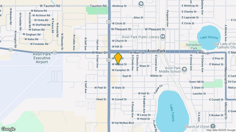 1009 W Walnut St Map and Location Details