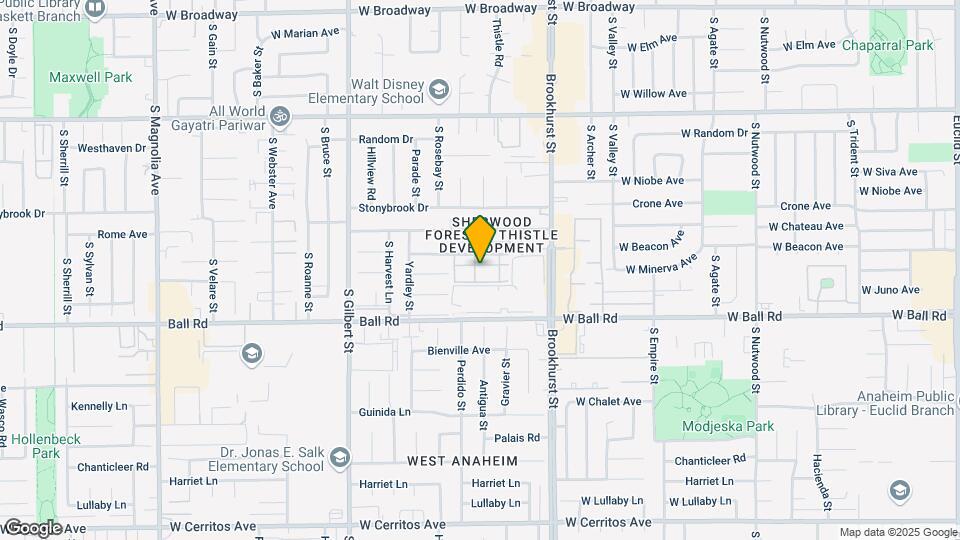 902 S Downey Pl Map and Location Details