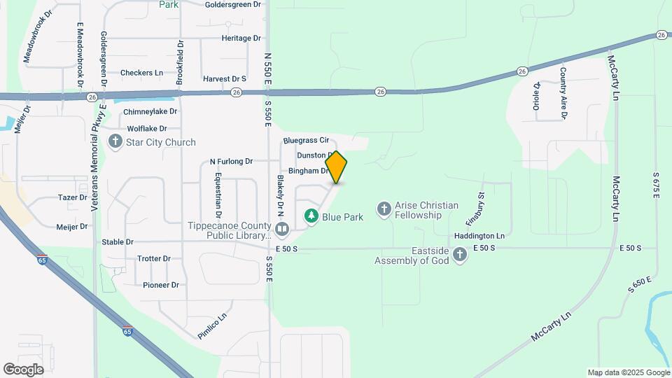 305 Bluegrass Dr Map and Location Details