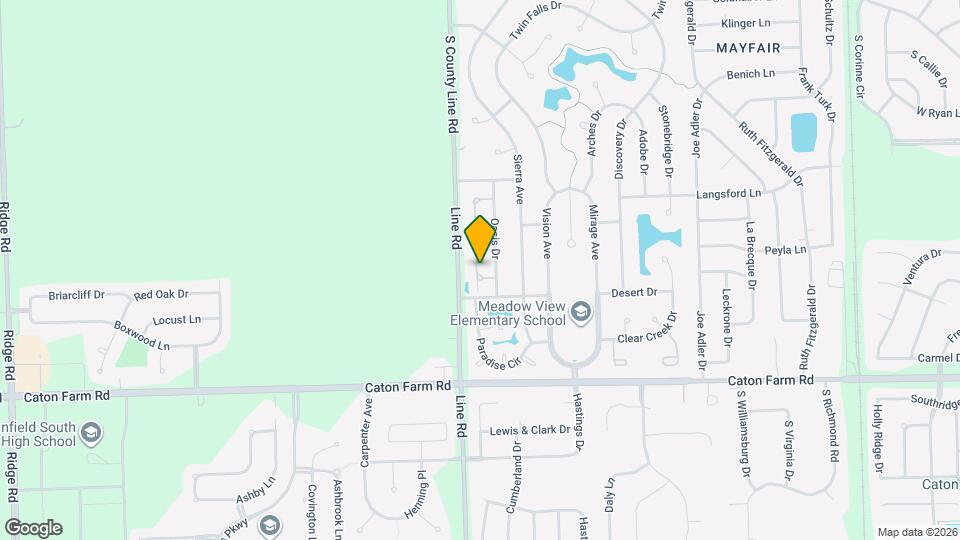 2611 Canyon Dr Map and Location Details