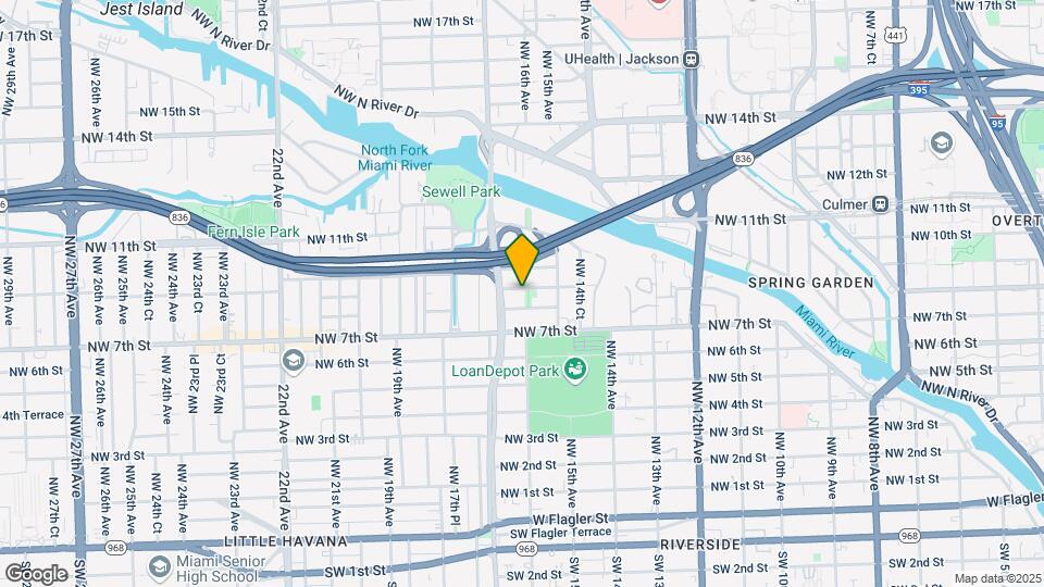 1610 NW 8th Terrace Map and Location Details