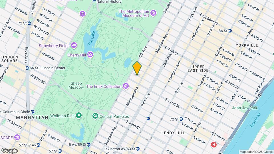 18 E 73rd St Map and Location Details