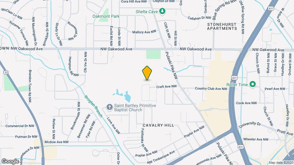 2855 Greenside Dr NW Map and Location Details