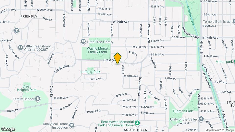 212-212A Crest Dr Map and Location Details