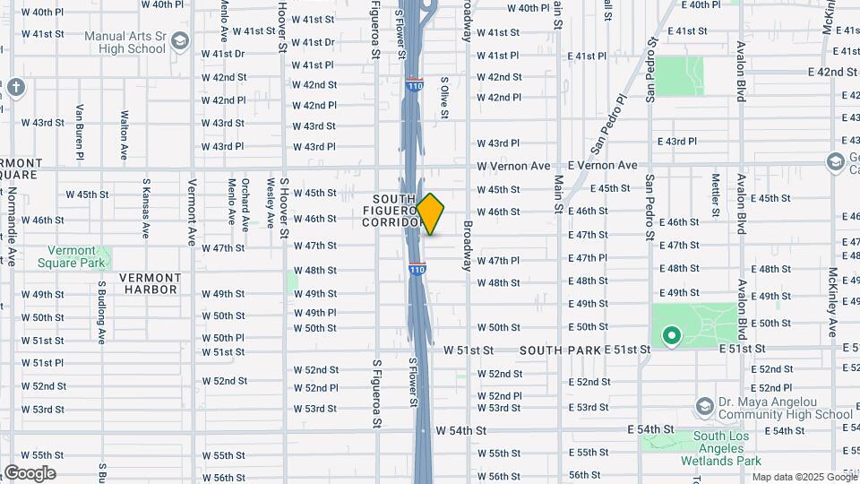 350 W 47th St Mapa y Detalles de la Ubicación