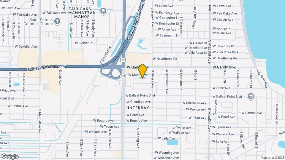 3516 W McElroy Ave Map and Location Details