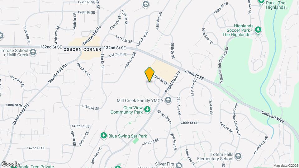 13629 56th Ave SE Mapa y Detalles de la Ubicación