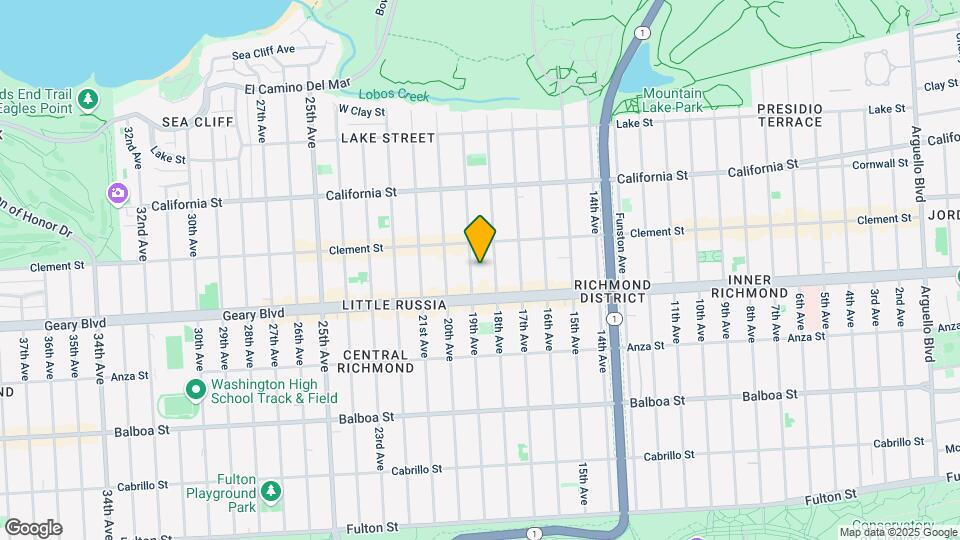348 19th Ave Mapa y Detalles de la Ubicación