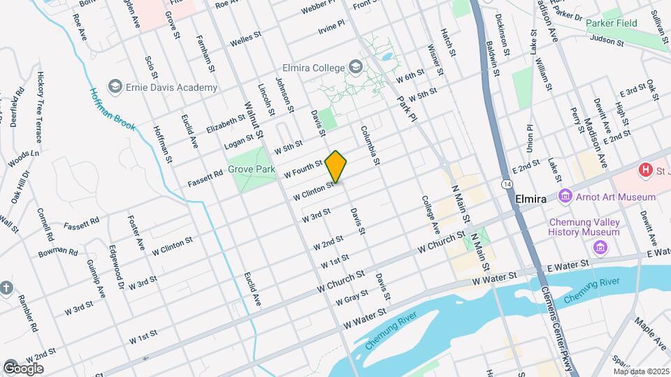 405 W Clinton St Map and Location Details