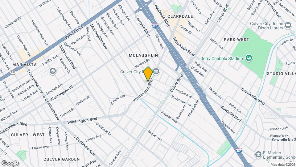 11469 Washington Blvd Map and Location Details