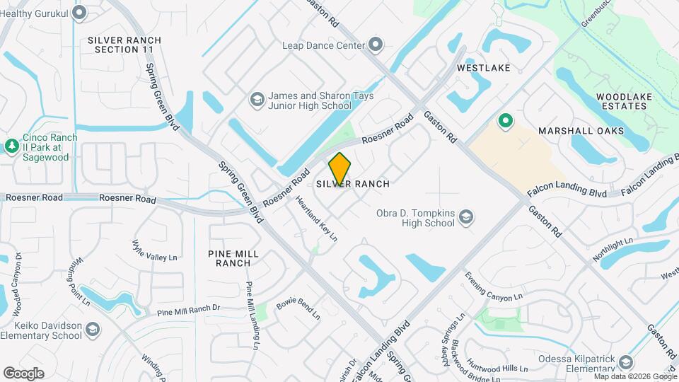 26214 Grace Hills Lane Map and Location Details