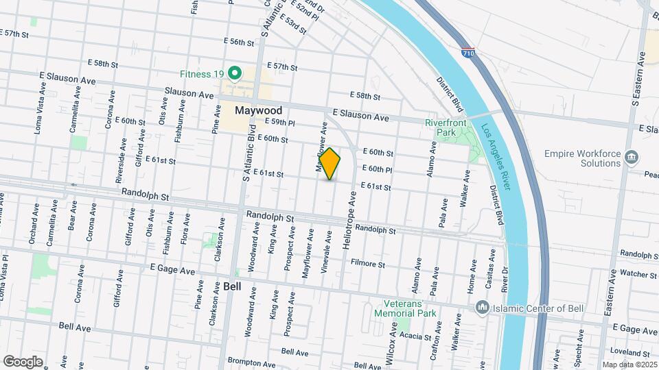 6101 Vinevale Ave Mapa y Detalles de la Ubicación