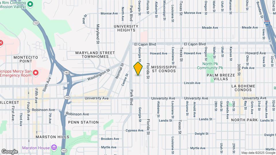 4040 Georgia St Mapa y Detalles de la Ubicación