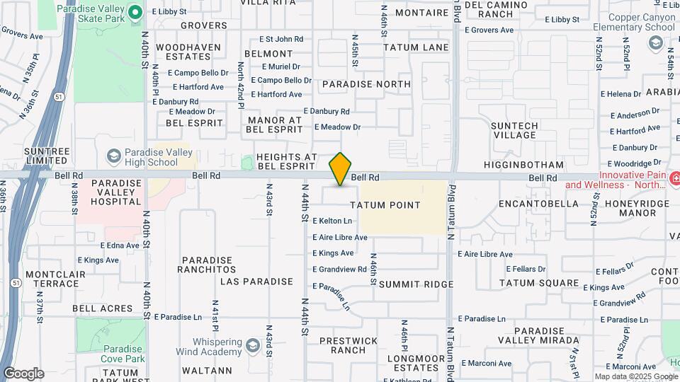4501 E Juniper Ave Map and Location Details