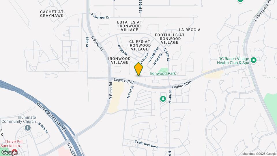 18576 N 92nd Pl Mapa y Detalles de la Ubicación