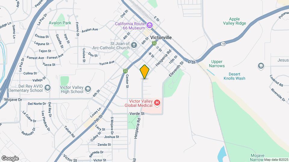 15405 Hesperia Rd Map and Location Details