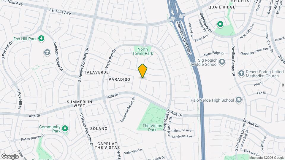 11425 Rancho Portena Ave Map and Location Details