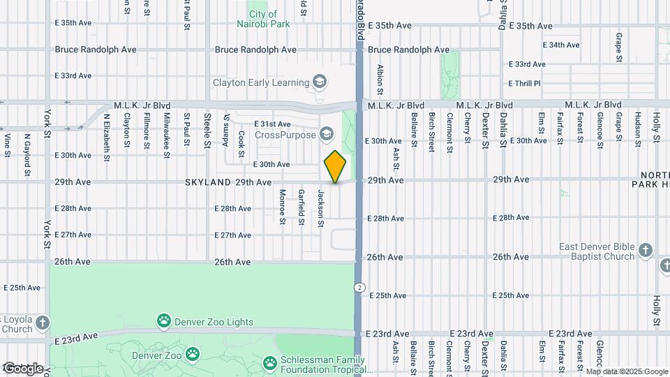 2865 Harrison St Map and Location Details