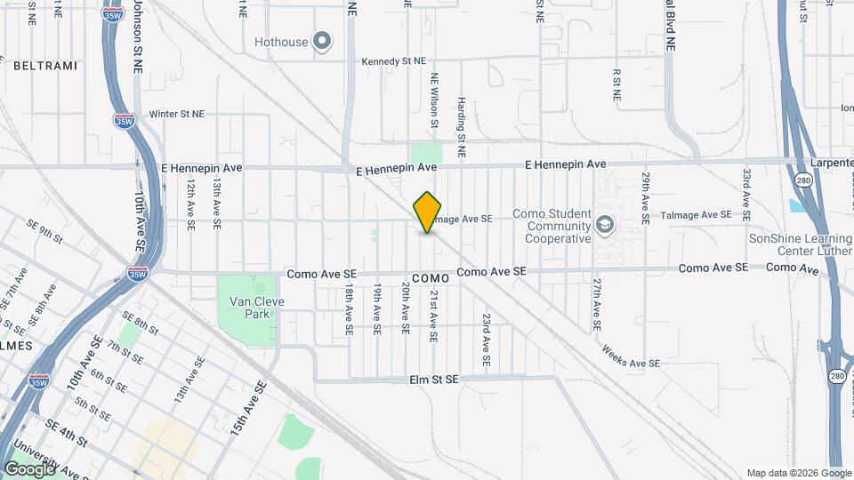 1033 21st Ave SE Map and Location Details