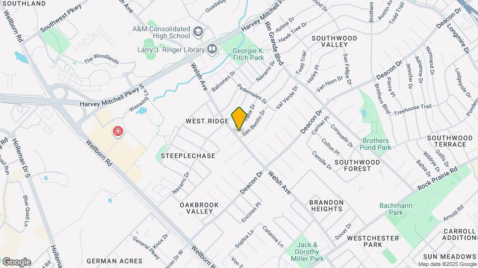 701 San Benito Dr Map and Location Details